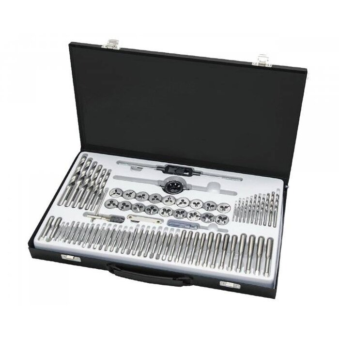 Autojack Professional Metric Tap & Die Set 76 Piece TDS76