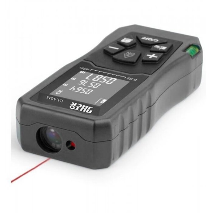 Autojack DL40M Handheld Digital Laser Point Distance Meter Tape Range Finder Measure 40m 131ft