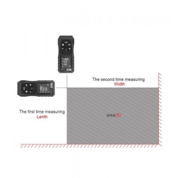 Autojack Digitale lasermeter - DL40M
