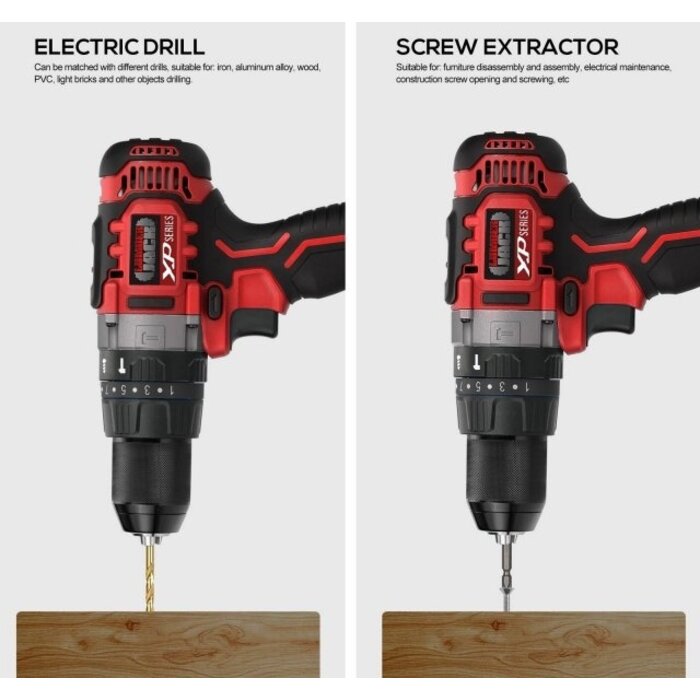 Lumberjack Lumberjack Accuboormachine & -slagschroevendraaier XP2PAK - 20V, 4 Ah
