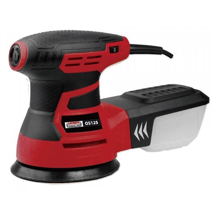 Lumberjack Lumberjack Schuurmachine OS125 + 2 dozen schuurpapier