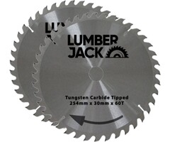 Lumberjack Saw blade set 254mm, 48T - 60T - CSB254set 1