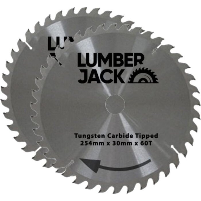 Lumberjack Saw blade set 254mm, 48T - 60T - CSB254set 1
