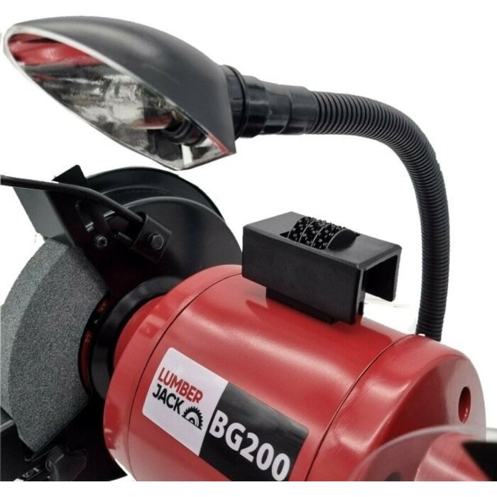 Lumberjack Lumberjack PRO SERIES 8" Bench Top Bench Grinder with LED Light