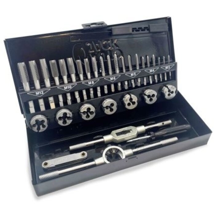 Autojack Autojack TDS32 Metric Tap & Die Set Split Dies