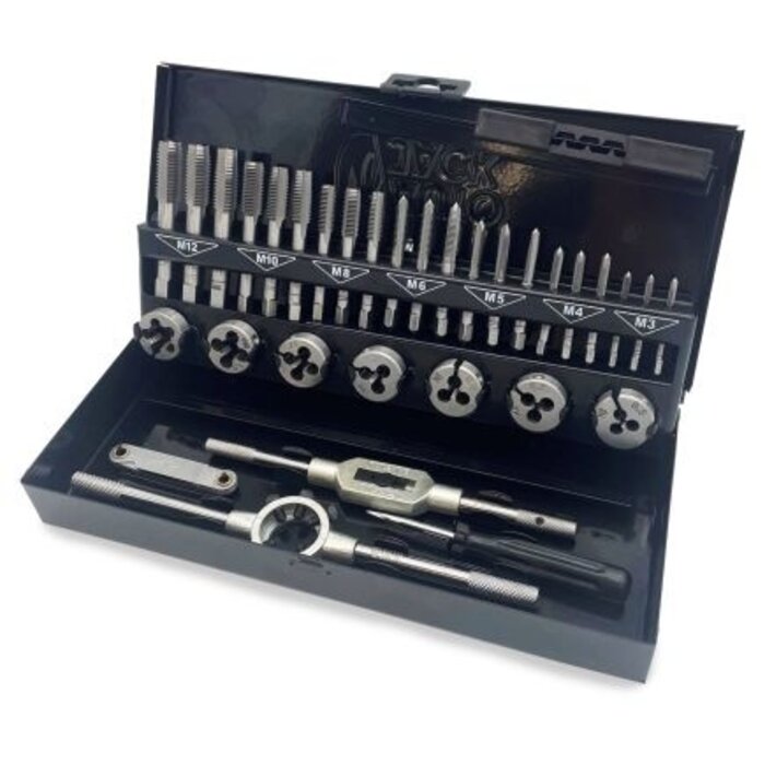 Autojack Autojack TDS32 Metric Tap & Die Set Split Dies