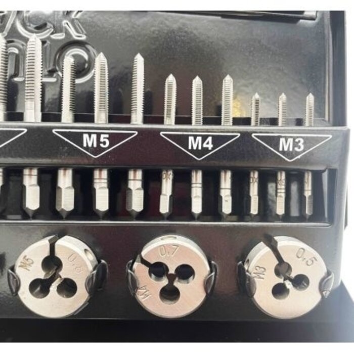 Autojack Autojack TDS32 Metric Tap & Die Set Split Dies