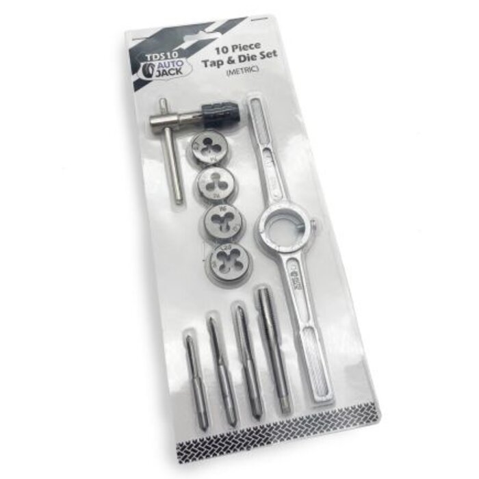 Autojack Autojack 10 Delige Metrische Tap & Snij Set