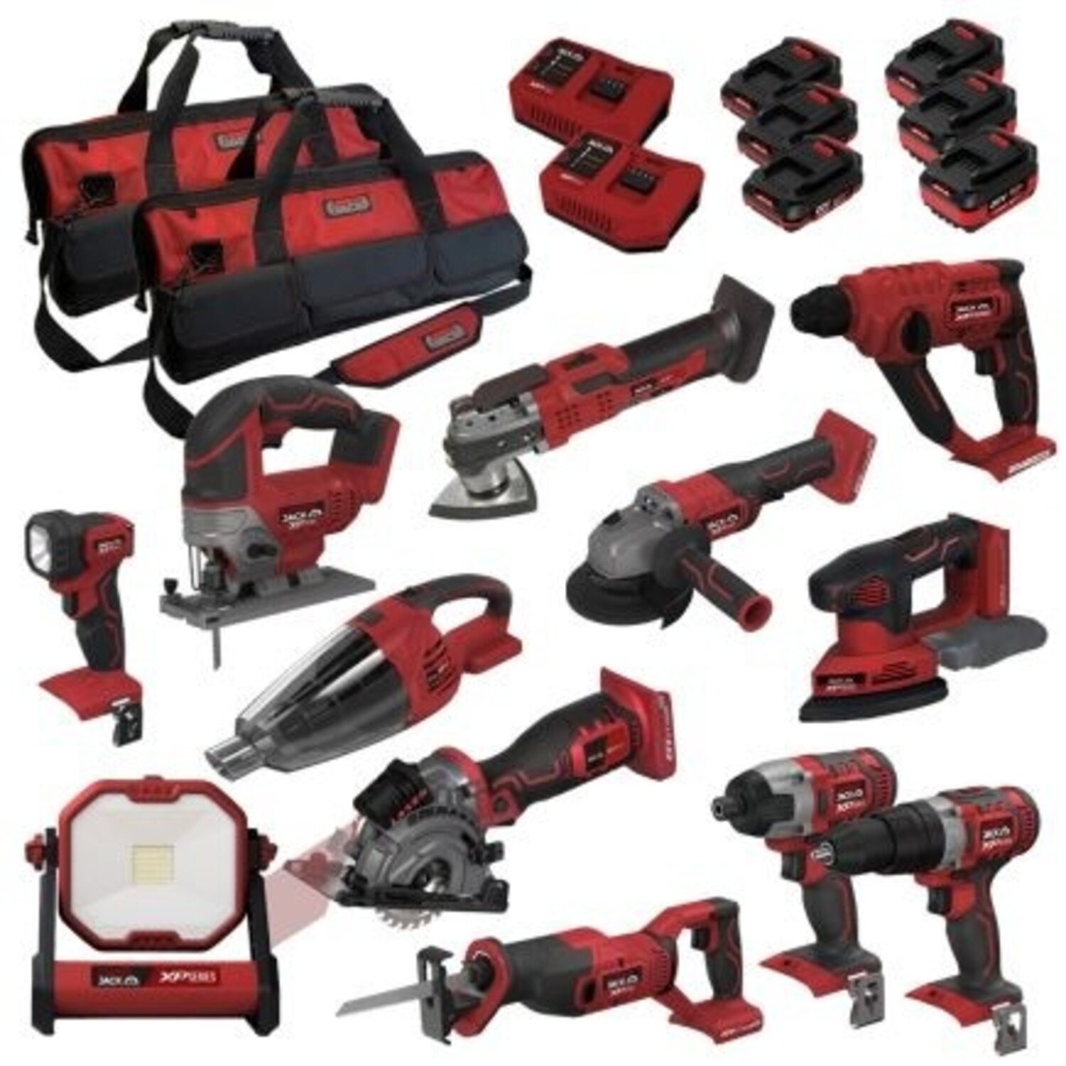 Lumberjack Cordless 20V XPSERIES 12 Piece Kit Hobotools