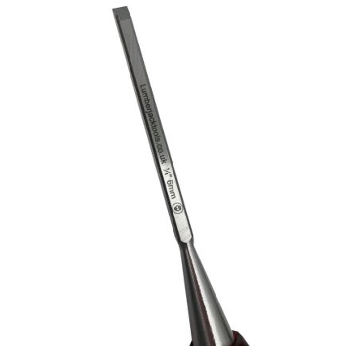 Lumberjack 4-delige beitelset WCS4P afgeschuinde rand met beschermkap