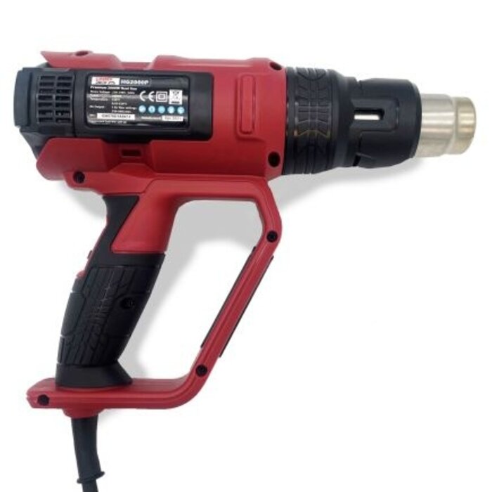 Lumberjack Heteluchtpistool met LCD temperatuur display - HG2000P