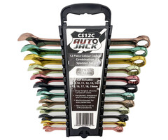 Autojack CS12C 12 Piece Colour Coded Combination Spanner Set