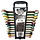 CS12C 12 Piece Colour Coded Combination Spanner Set