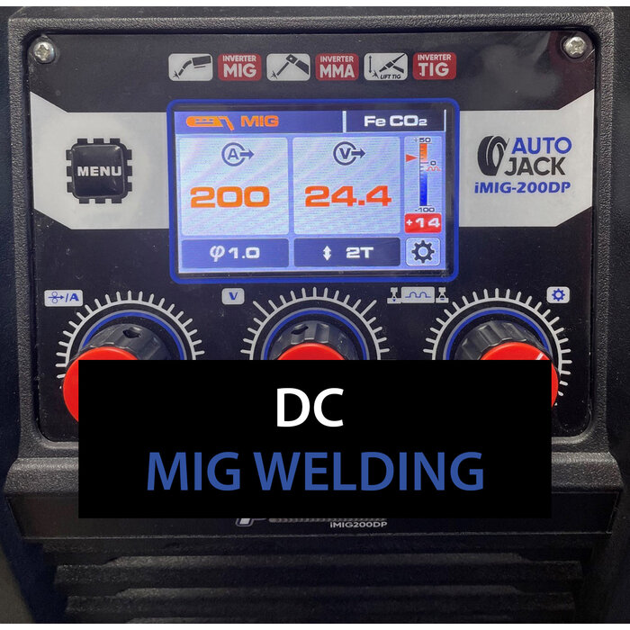 Autojack Autojack IMIG-200DP Synergic Double Pulse Dual Action MIG Welder