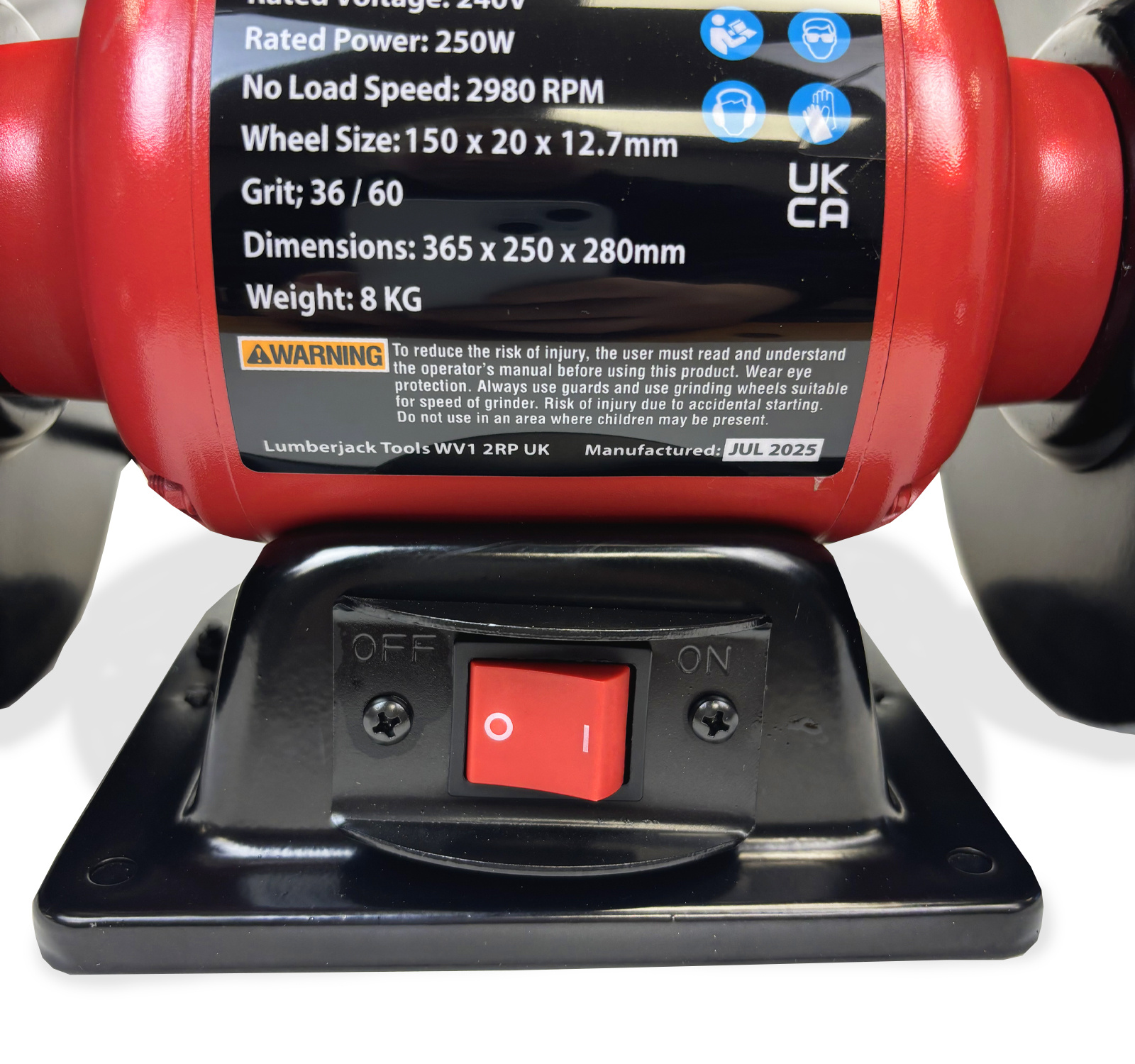 Lumberjack Werkbankslijper 150 mm - BG150-2