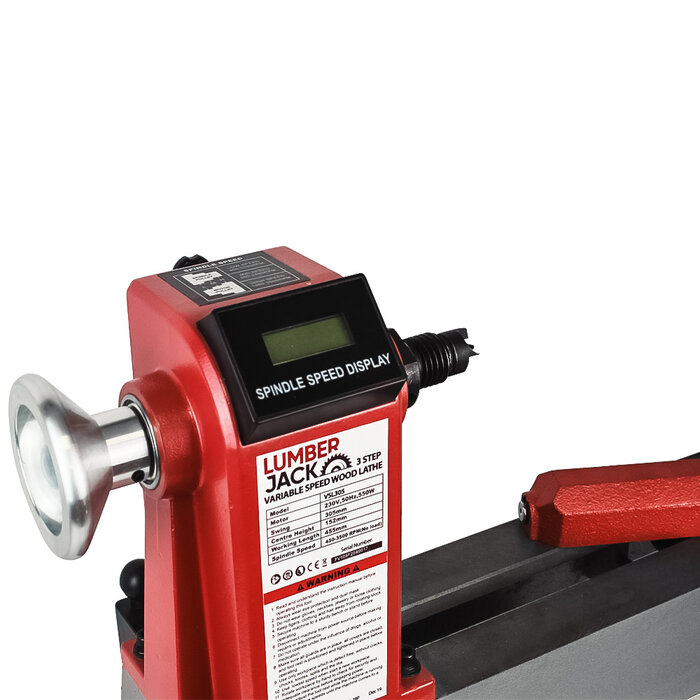 Lumberjack Houtdraaibank  met variabele snelheid - VSL305