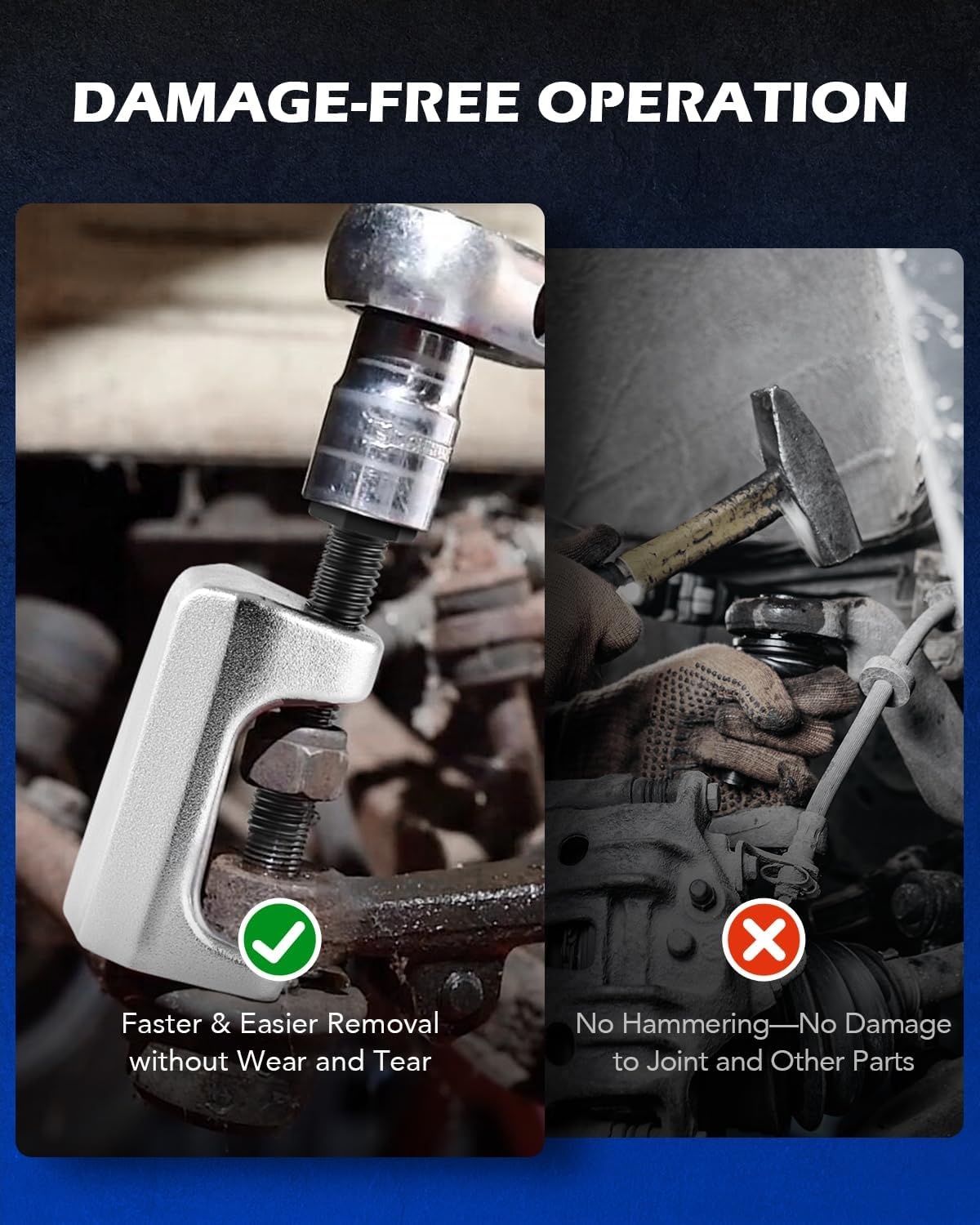 Autojack Universele fuseekogel trekkerset