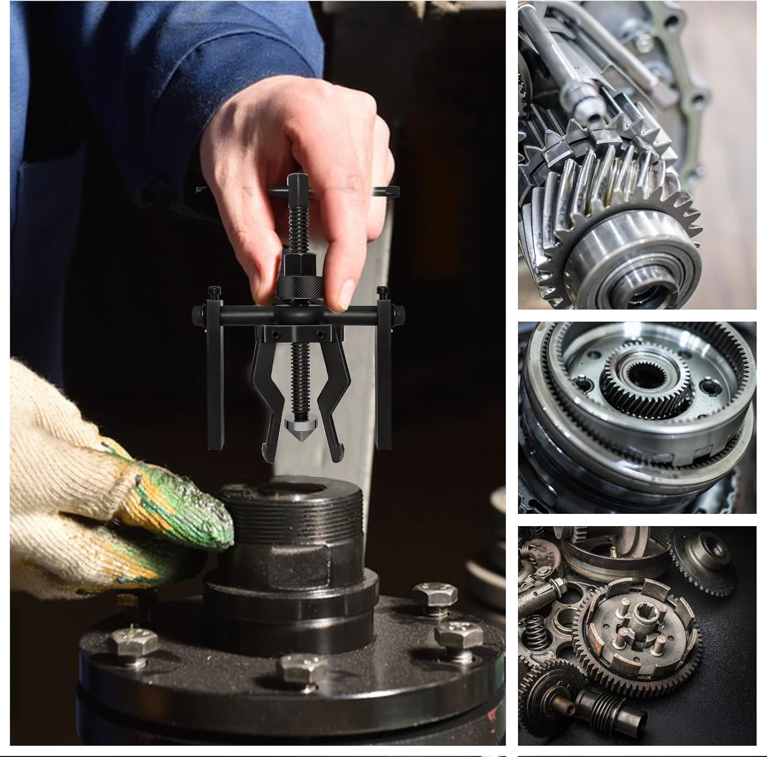 Autojack Binnenlagertrekker PBP12-2 met 3 armen