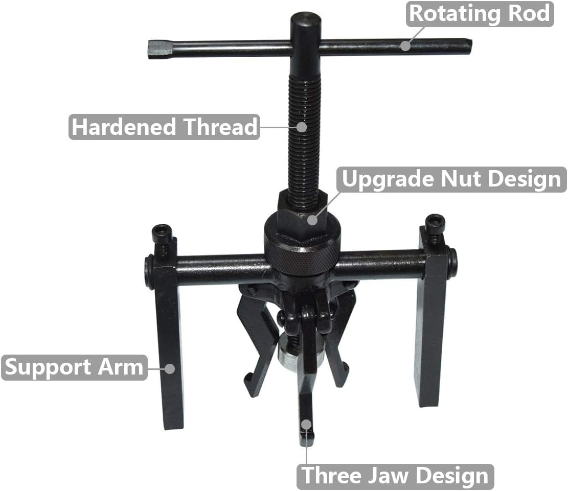 Autojack Binnenlagertrekker PBP12-2 met 3 armen