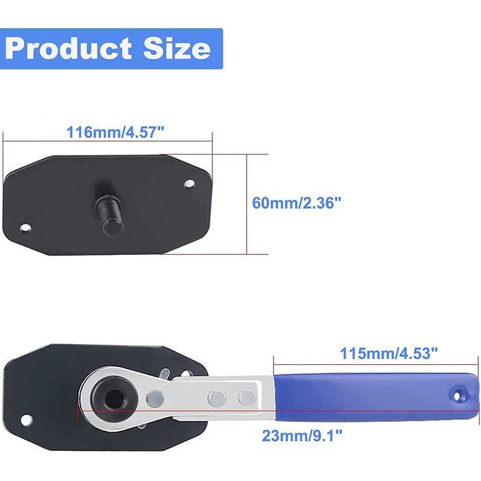 Autojack Brake Caliper Ratchet Tool Car Ratcheting Piston Spreader