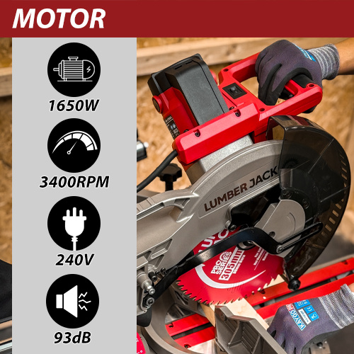 Lumberjack Lumberjack PRO SERIES 12 Inch Double Bevel Mitre Saw