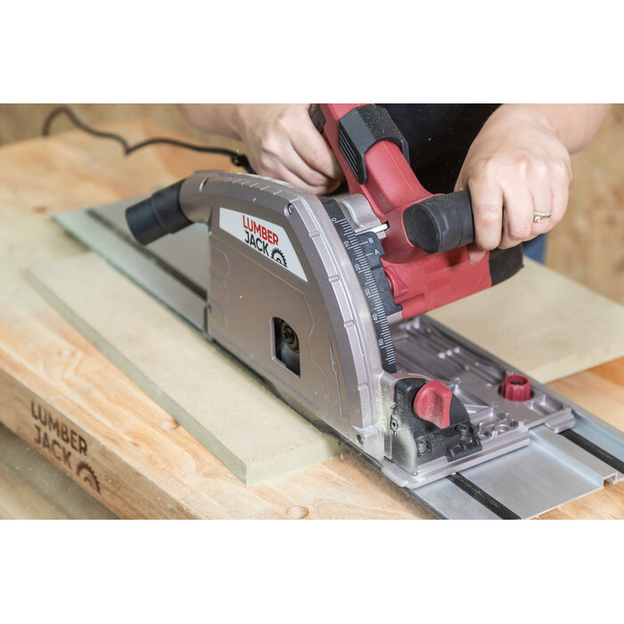 Lumberjack Lumberjack PS165 1200W 165mm plunge cut circular saw & 1400mm track kit
