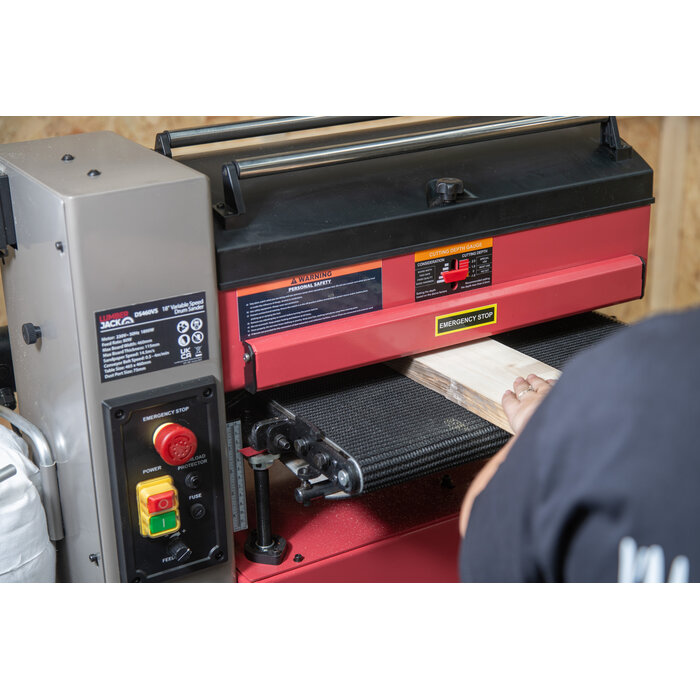 Lumberjack PRO SERIE 18" Trommelschuurmachine DS460VS verplaatsbaar