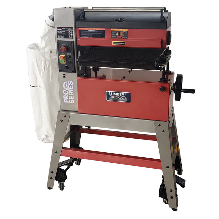 Lumberjack PRO SERIES 18" Open Stand Drum Sander with Mobile Base Stand