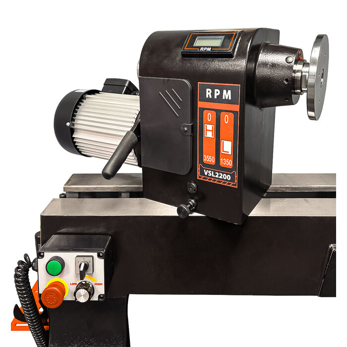 Lumberjack PRO SERIES Digitale Houtdraaibank met Variabele Snelheid VSL2200