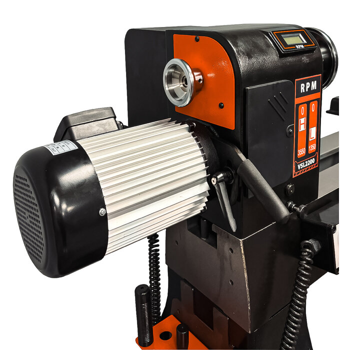 Lumberjack PRO SERIES Digitale Houtdraaibank met Variabele Snelheid VSL2200
