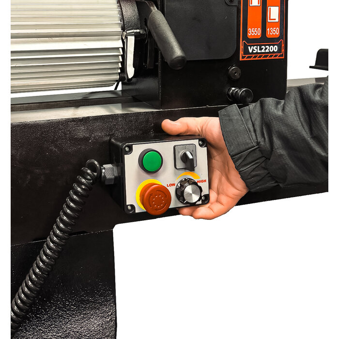 Lumberjack PRO SERIES Digitale Houtdraaibank met Variabele Snelheid VSL2200