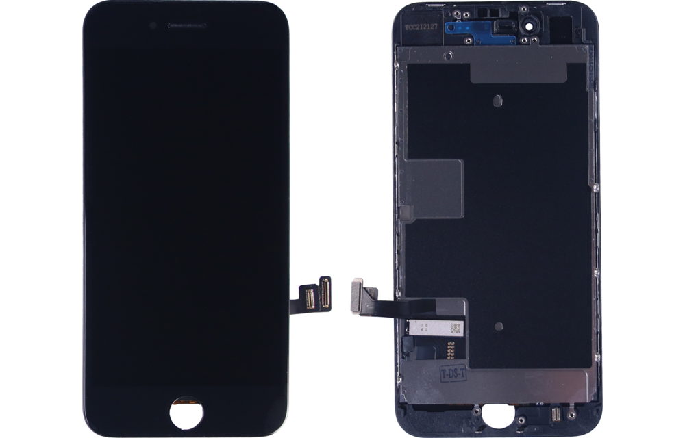 Compatible: LCD scherm - Zwart voor iPhone 8/SE (2020/2022)