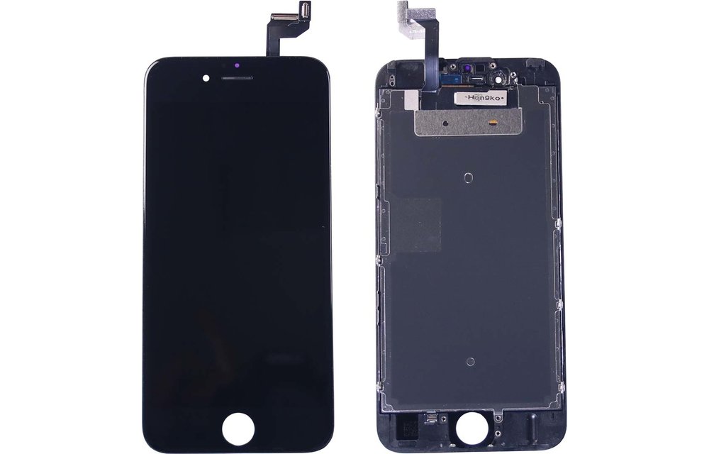 Compatible: LCD scherm - Zwart voor iPhone 6S