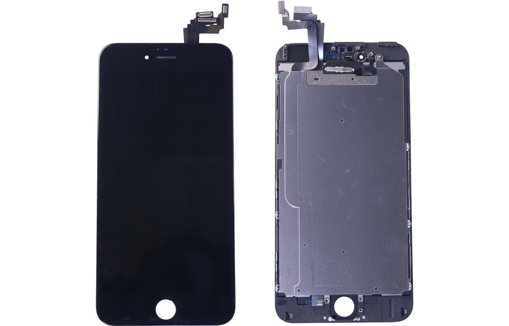 Compatible: LCD scherm - Zwart voor iPhone 6 Plus