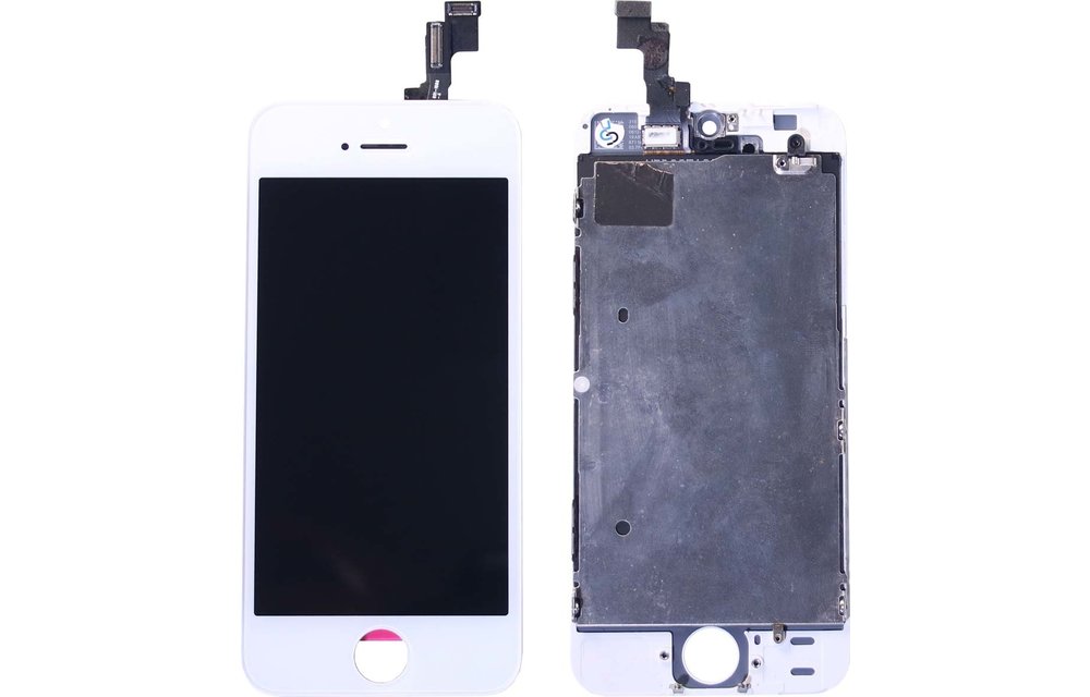 REFURBISHED: LCD scherm - Wit voor iPhone 5S/SE
