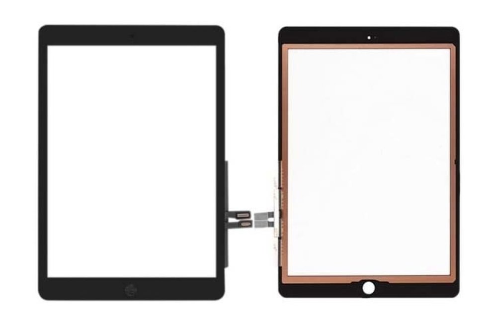 Compatible: Touch scherm - Zwart voor iPad 2018
