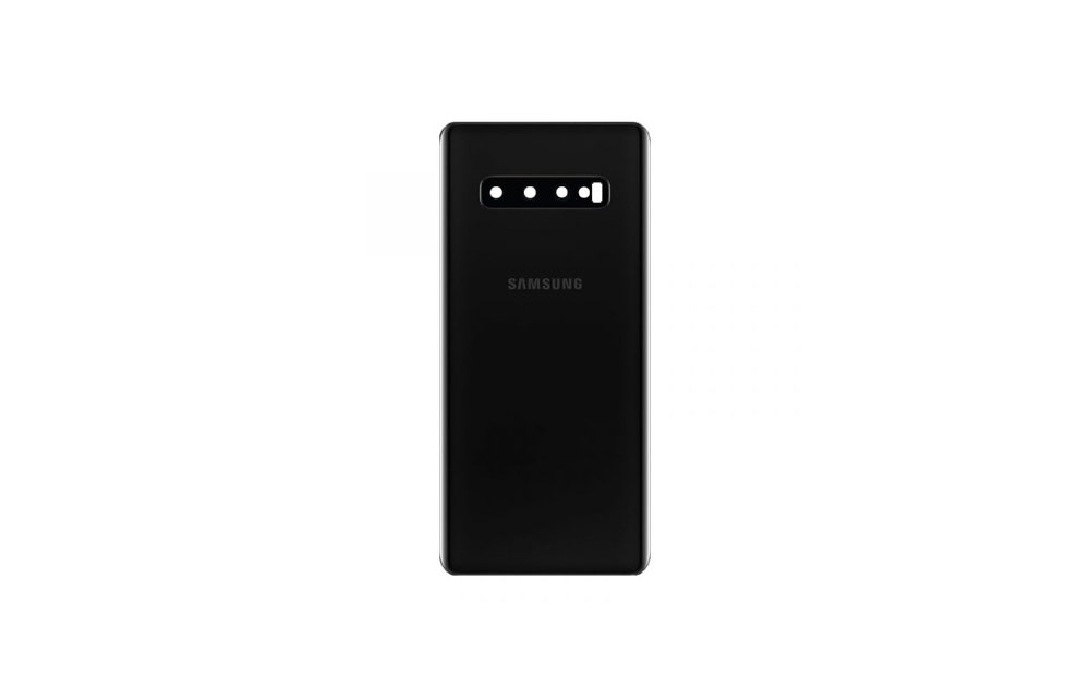 Akkudeckel - Schwarz fur Samsung Galaxy S10 Plus