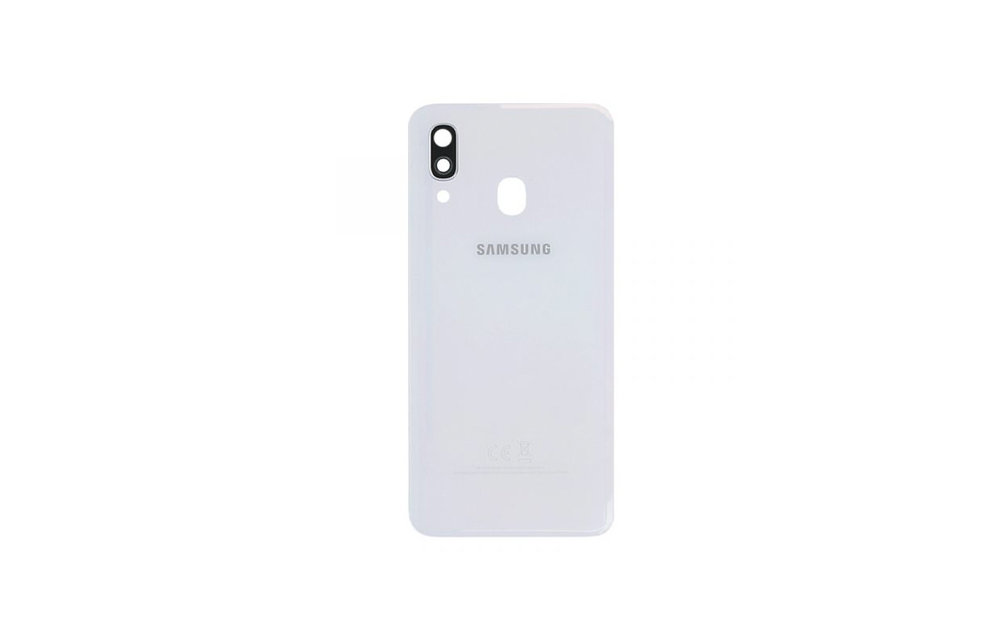 Achterkant (Service pack) - Wit voor Samsung Galaxy A40 SM-A405 / GH82-19406B