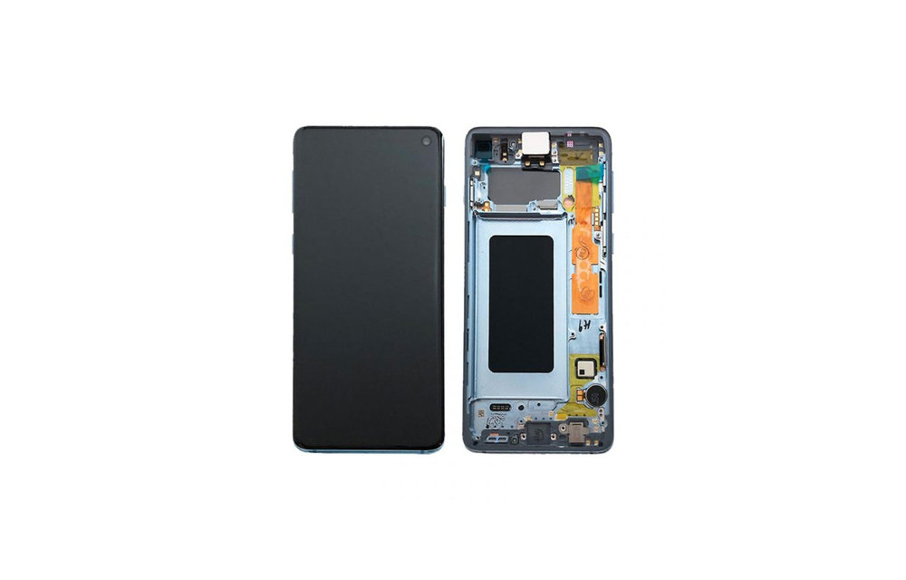 Scherm - Blauw voor Samsung Galaxy S10 SM-G973 / GH82-18850C