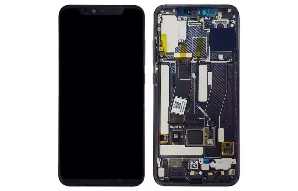 LCD scherm met frame - Zwart voor Xiaomi Mi 8