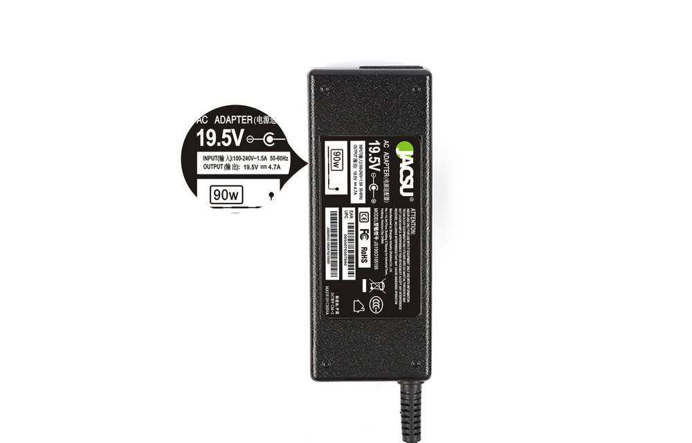 JACSU laptop adapter 19.5V 4.7A (6.5X4.4) voor Sony