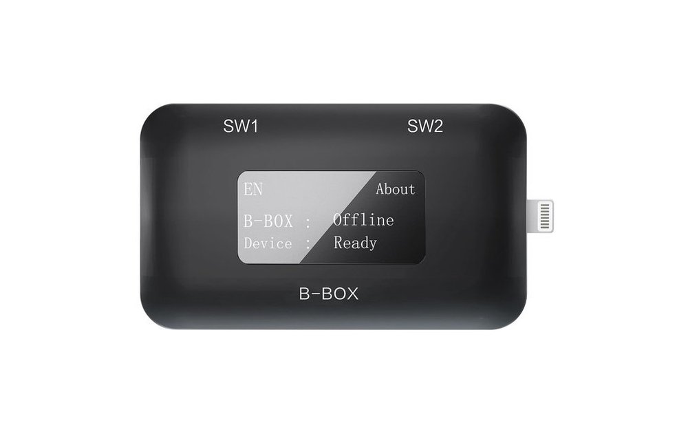 JC B-BOX Pro one key purple mode voor iPhone en iPad met A7-A11 chip