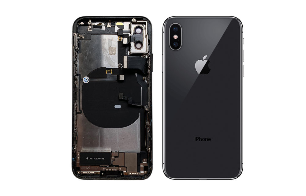 Behuizing volledig gemonteerd - EU (A grade) - Zwart voor iPhone X
