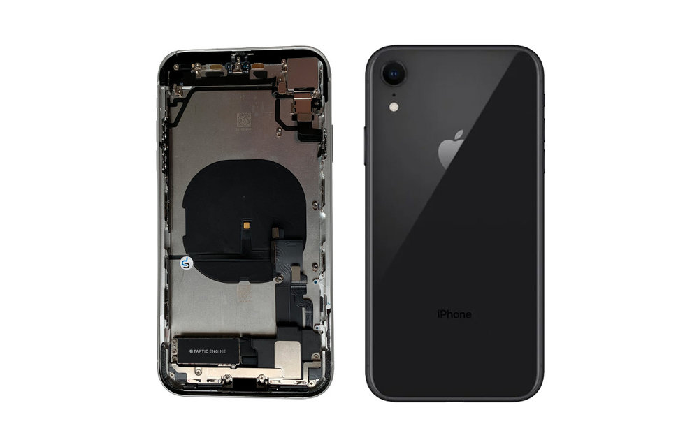 Behuizing volledig gemonteerd - EU (A grade) - Zwart voor iPhone XR