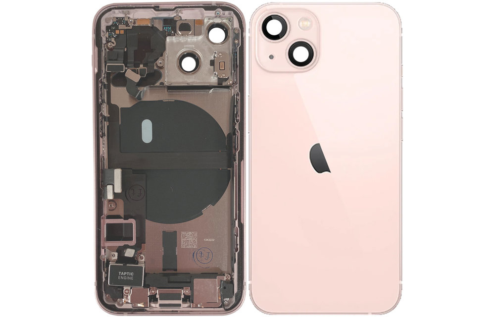 Behuizing volledig gemonteerd - EU (A grade) - Roze voor iPhone 13 Mini