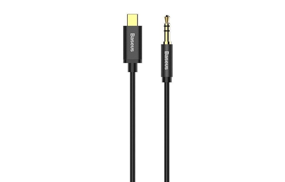 BASEUS: USB- type C / AUX naar 3,5mm Audiokabel