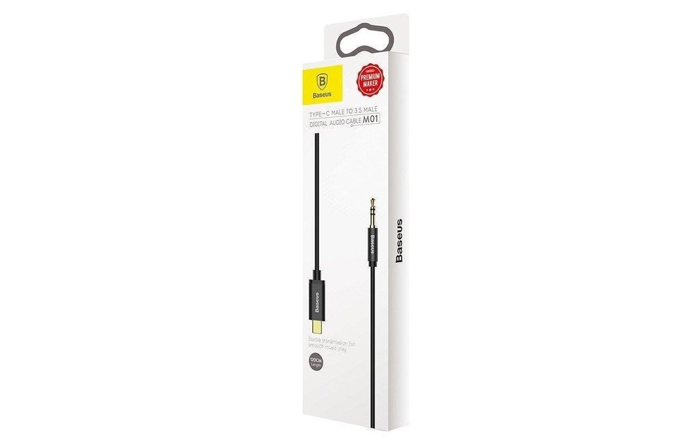 BASEUS: USB- type C / AUX naar 3,5mm Audiokabel