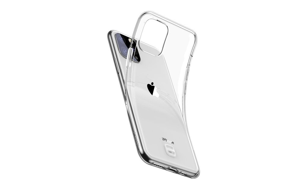 BASEUS: Hoesje met sleutelkoord - Transparant voor iPhone 11 Pro Max