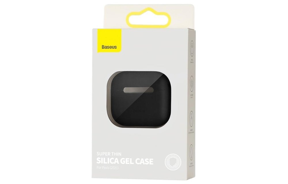 BASEUS: Siliconen hoesje (Super Dun) - Blauw/Grijs voor Airpods 3