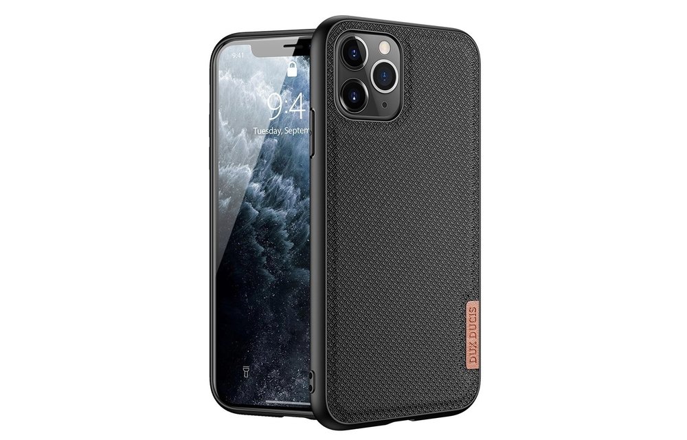 DUX DUCIS: Fino nylon hoesje - Zwart voor iPhone 11 Pro Max